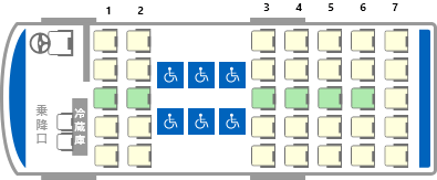 車内図